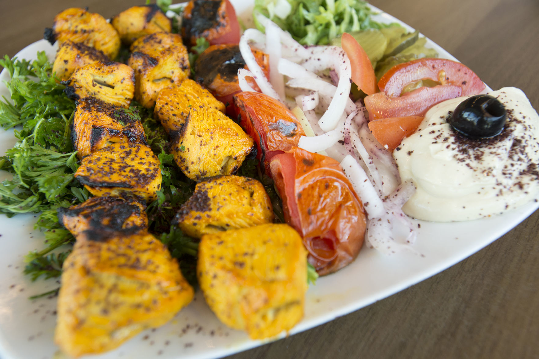Dining out Habibi kabob and shwarma